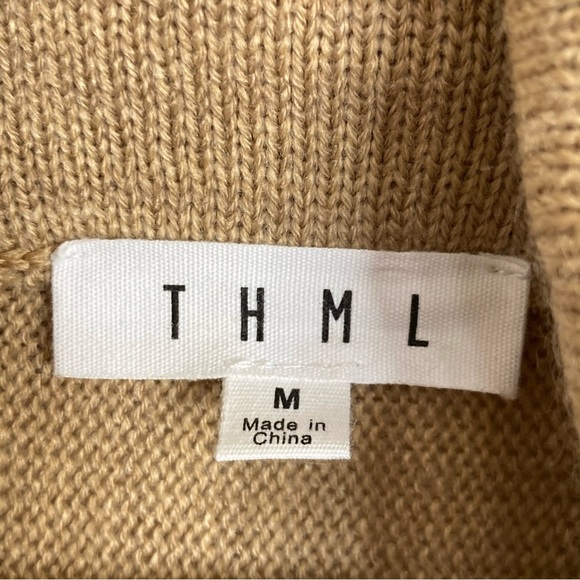THML Fall Poncho Cowl Neck Sweater M - Picture 7 of 9